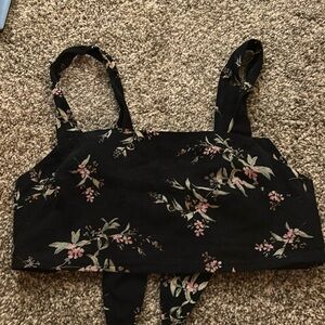 American Eagle tie up crop top size XS